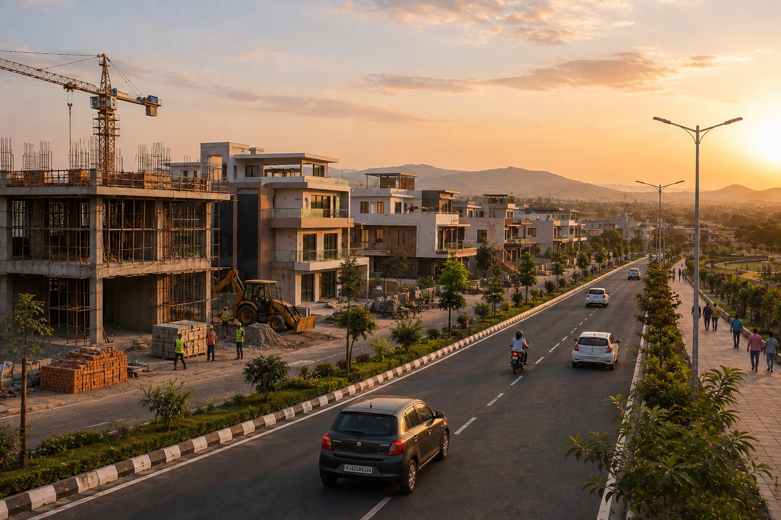 SKS Real Estate plot development site, Jaipur-Bandikui belt - photo 4